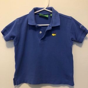 Masters blue Golf shirt